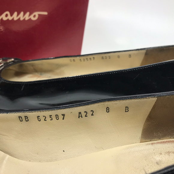Salvatore Ferragamo Vintage Patent Shoes size 8 - Picture 6 of 8